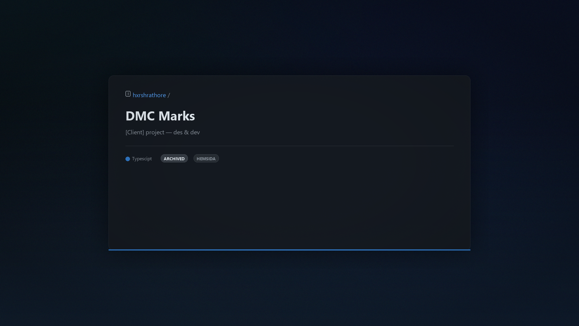 DMC Marks